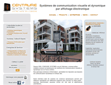 Tablet Screenshot of centaure-systems.fr